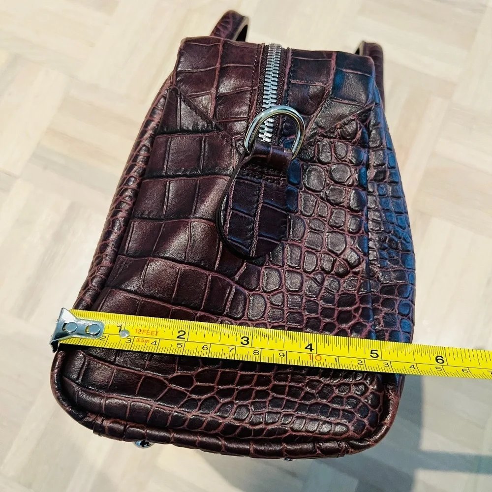Longchamp - Top-Handle Leather Bag w/ Detachable Shoulder Strap, Good Condition! - Picture 6 of 10